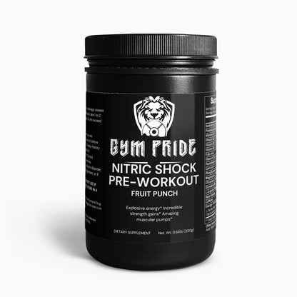 Nitric Shock Pre-Workout Powder (Fruit Punch)