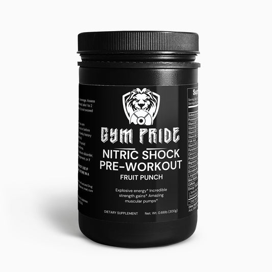 Nitric Shock Pre-Workout Powder (Fruit Punch)