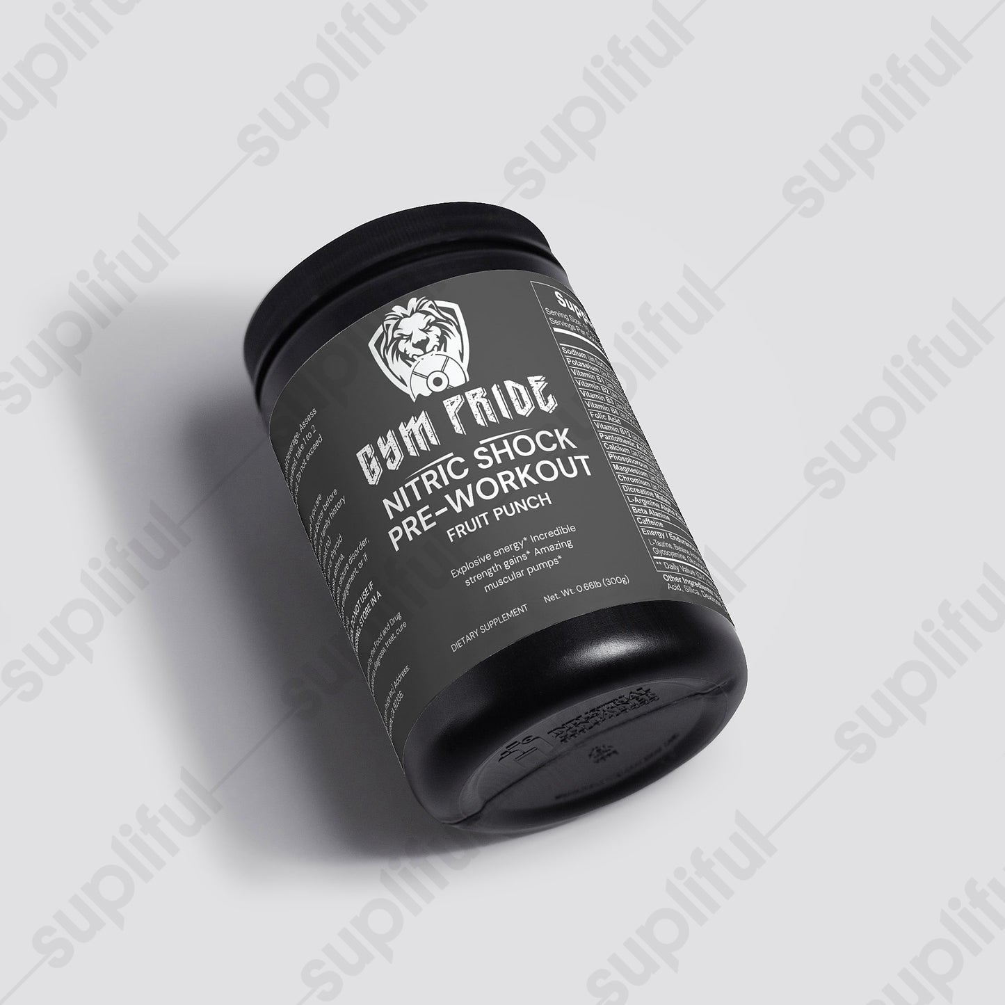 Nitric Shock Pre-Workout Powder (Fruit Punch)